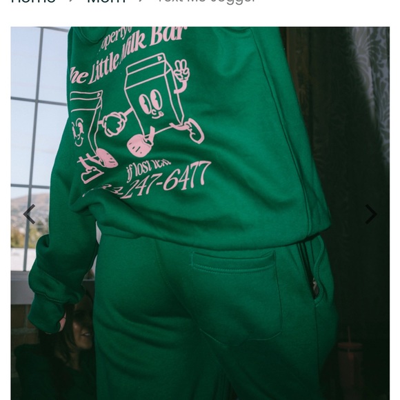 The little milk bar green jogger - Picture 10 of 10
